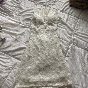 stunning white formal dress